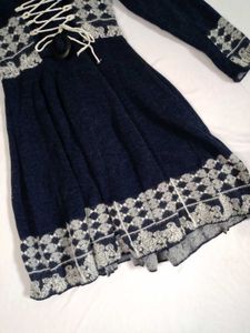 Elegant Navy Blue Dress