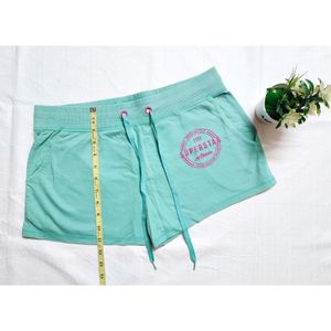 Ajile Women&#39;s Everyday wear cotton Teal shorts 🩳