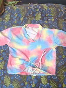 Tie-dye Crop Top
