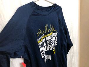 Blue Long Sleeve T Shirt
