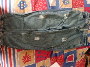 Ripped Blue Denim Jeans