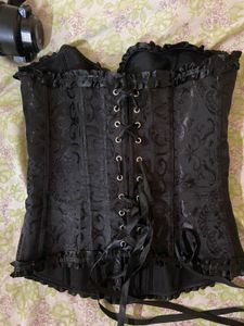Black Ethnic Corset Top