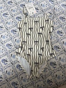 Zara girl’s Striped Swimsuit
