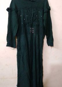 Green Long Sleeve Dress💫