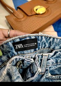 Zara brand new high waist straight fit jeans
