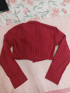 Striped Crop shirt