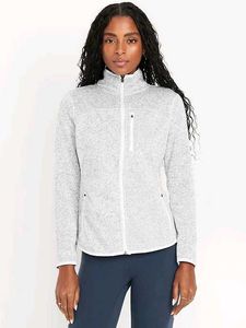 Grey fleece hooded jacket