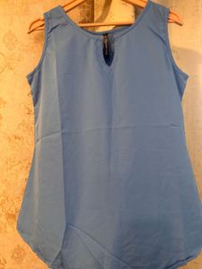 Trendy Blue Top, Bust- 34