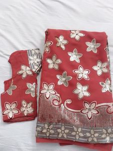Designer Sequence Saree