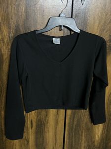 Black Long Sleeve Top