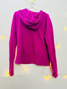 Pink Jacket With Hoodie