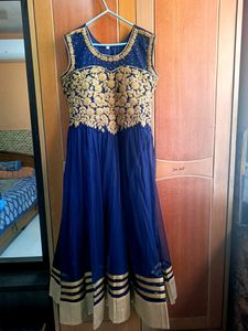 ❤️ ETHNIC GOWN NAVY BLUE ♥️