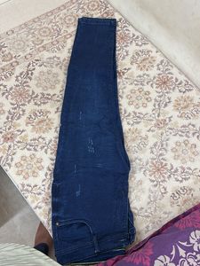 Distressed Denim Jeans