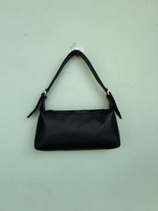 Black Baguette Bag