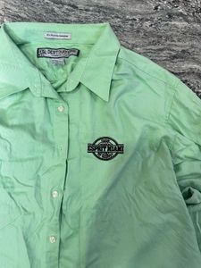 Mint Green Sportime Teams Button-Down