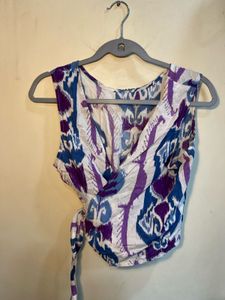Stylish Ikat Print Top