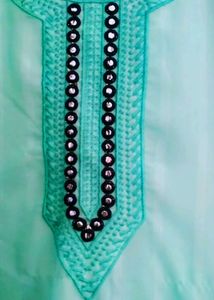 Embroidered Top with Beaded Detail