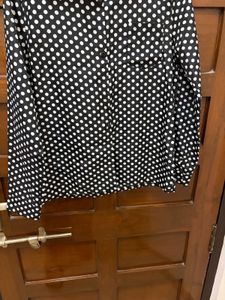 Polka Dot Long Sleeve Shirt