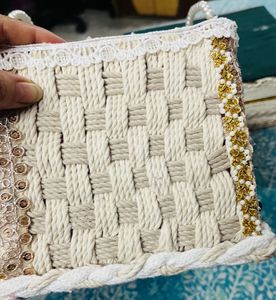 White Woven Basket