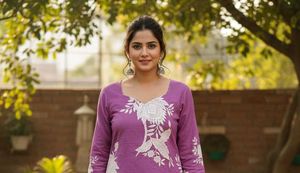 beutiful Purple Kurta💜