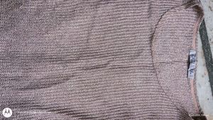 Long sleeve Glitter knit top