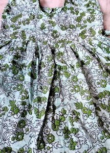 💚🩵Kalamkari Frocks For Kids