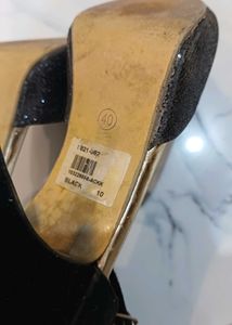 Sparkling Black Heels...size 40