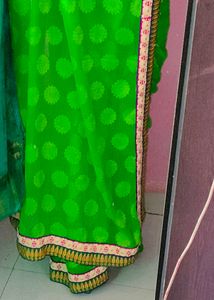 Green Saree