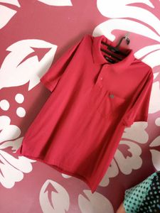 Red Short Sleeve Polo Shirt