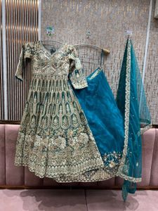 Today 🎁Buy Any Heavy Gown With Lehenga &amp; Dupatta
