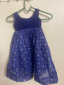 Never Worn Kids Ethnic Dress - Pink &amp; Blue
