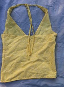 Yellow Halter Top