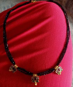 Lotus Mangalsutra Necklace