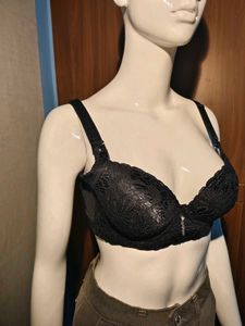 Elegant Black Lace Bra