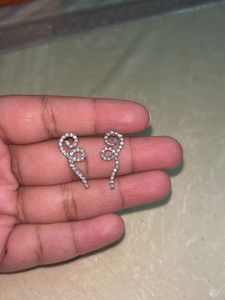 Women American Diamond Statement Earrings