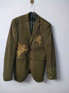 Embroidered Pegasus Blazer