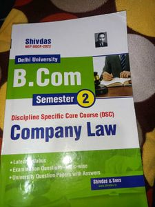 Du B.Com Program (Pack Of 3) 1 And 2 Semester