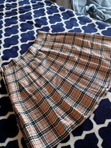 Plaid Mini Skirt