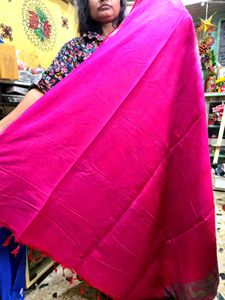 Pink Floral soft silk saree