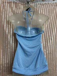 Blue Halter Top