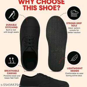Classic Black School Shoes