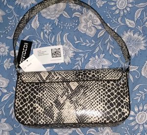 H&amp;M pattern black n beige shoulder bag