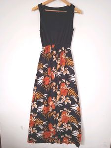 Black Printed Dress (Women)