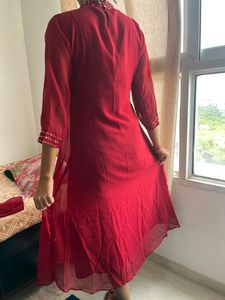 Unused A- line Kurti with dupatta for women