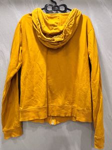 Zudio &#39;Fierce Mind&#39; Mustard Hoodie