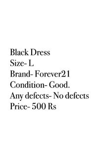 Forever 21 Black Dress