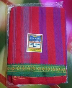 Handloom Fabric Cotton Dhoti Jode ,Any One