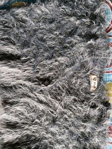 Fuzzy Gray Woolen Blouse