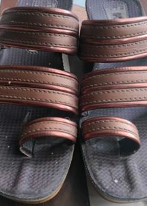 Vintage KPS Brown Toe-Loop Sandals