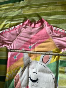 Rainbow Unicorn Swimsuit For 6-8 Yrs